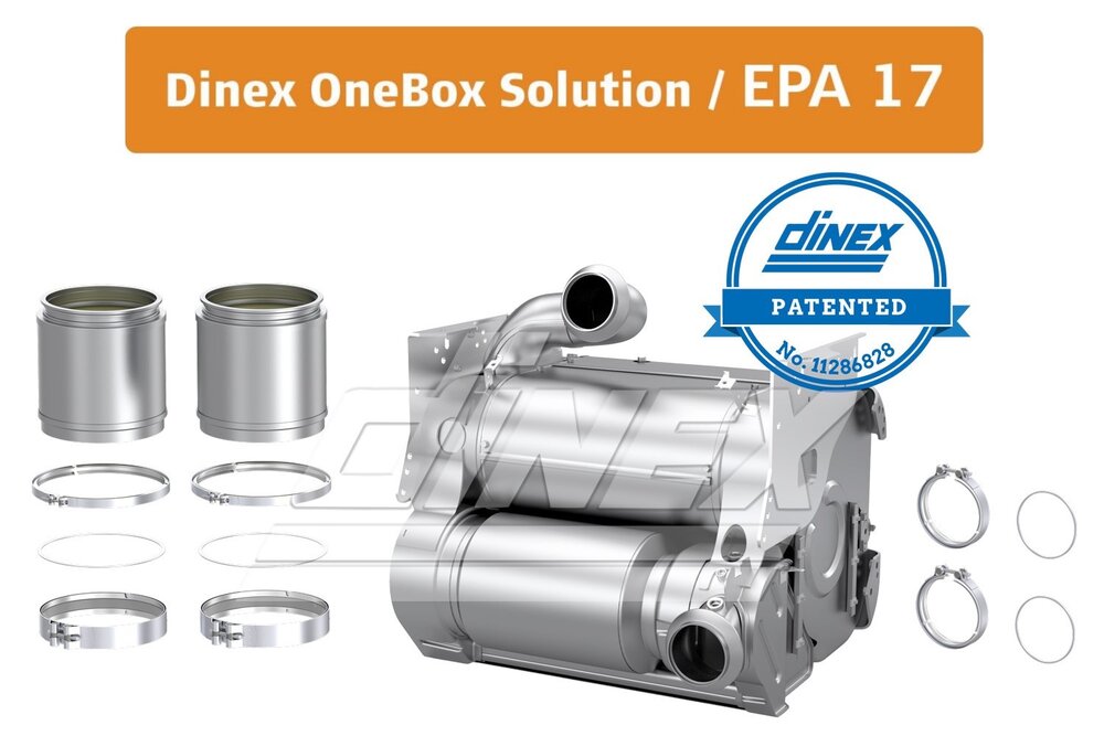 DPF´s loaded OneBox, Freightliner/Western star, Detroit Diesel Engine, (Non-Air Assisted, EPA17)  A6804901356